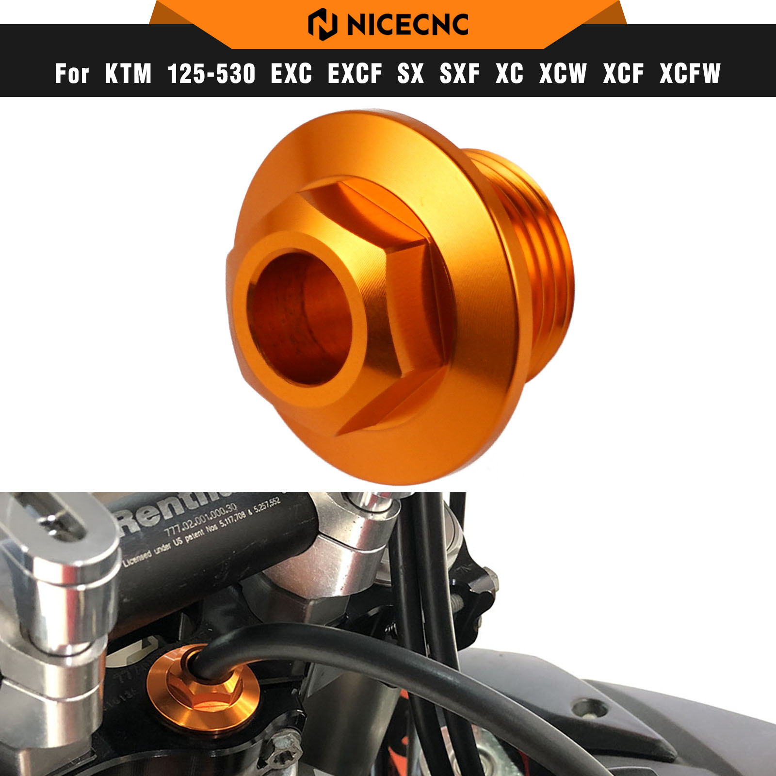 Husqvarna Chainsaw 450 - Nicecnc para ktm exc 300 parafuso