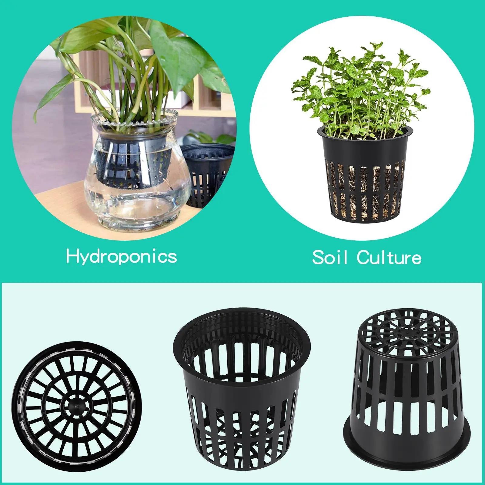 10 pçs 3 Polegada copos hidrop - Net Pot 3 Inch avaliação e preço